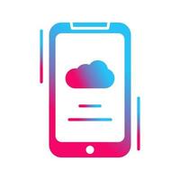 icône de vecteur d'application météo