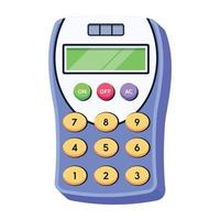 branché électronique calculatrice vecteur