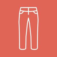 icône de vecteur de pantalon