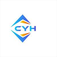 cyh abstrait La technologie logo conception sur blanc Contexte. cyh Créatif initiales lettre logo concept. vecteur
