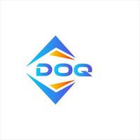 doq abstrait La technologie logo conception sur blanc Contexte. doq Créatif initiales lettre logo concept. vecteur
