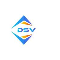 DSV abstrait La technologie logo conception sur blanc Contexte. DSV Créatif initiales lettre logo concept. vecteur