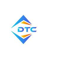 dtc abstrait La technologie logo conception sur blanc Contexte. dtc Créatif initiales lettre logo concept. vecteur