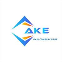 ake abstrait La technologie logo conception sur blanc Contexte. ake Créatif initiales lettre logo concept. vecteur
