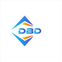 dbd abstrait La technologie logo conception sur blanc Contexte. dbd Créatif initiales lettre logo concept. vecteur