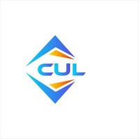 cul abstrait La technologie logo conception sur blanc Contexte. cul Créatif initiales lettre logo concept. vecteur