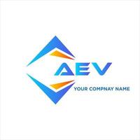 aev abstrait La technologie logo conception sur blanc Contexte. aev Créatif initiales lettre logo concept. vecteur