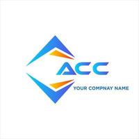 acc abstrait La technologie logo conception sur blanc Contexte. acc Créatif initiales lettre logo concept. vecteur