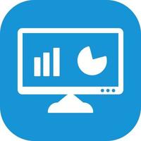 icône de vecteur analytique unique