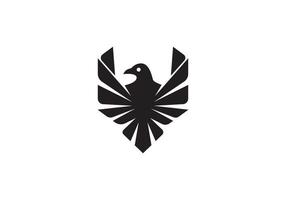 création de logo d'oiseau vecteur