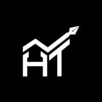 ht lettre logo Créatif conception avec vecteur graphique, ht Facile et moderne logo.