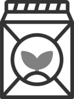 icône de vecteur de sac de graines