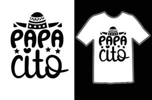 papa cito svg t chemise conception vecteur