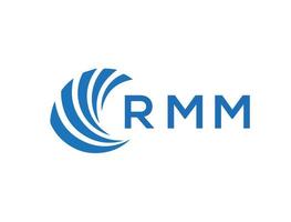 rmm lettre logo conception sur blanc Contexte. rmm Créatif cercle lettre logo concept. rmm lettre conception. vecteur