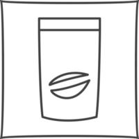 icône de vecteur de sac de café