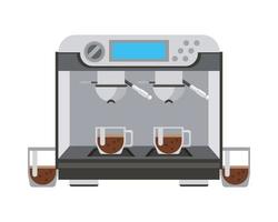 machine à café vecteur