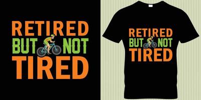 vélo vecteur art T-shirt conception.