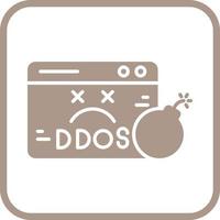 icône de vecteur ddos