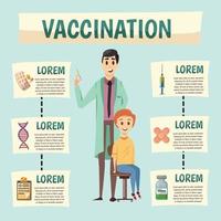 fond orthogonal de vaccination obligatoire vecteur