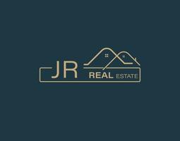 jr réel biens consultants logo conception vecteurs images. luxe réel biens logo conception vecteur