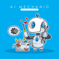 IA Mechanic Illustration vecteur