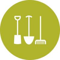 icône de vecteur d'outils de jardinage