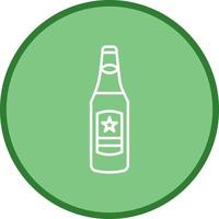 icône de vecteur de bouteille de bière