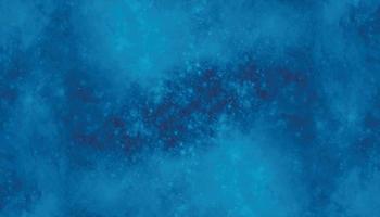 aquarelle bleue et texture de papier. belle main dégradée sombre dessinée par pinceau fond grunge. lavage à l'aquarelle aqua texture peinte en gros plan, design grungy. nébuleuse bleue étincelle étoile univers vecteur