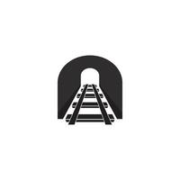 chemin de fer logo , vecteur icône illustration