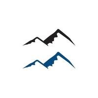 modèle d'entreprise de logo d'icône de haute montagne vecteur