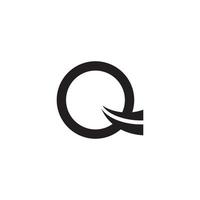 vecteur de modèle de logo de lettre q