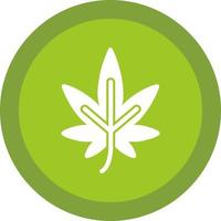 conception d'icône de vecteur de cannabis