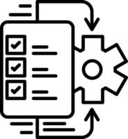 icône de vecteur de flux de travail