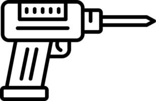 icône de vecteur de perceuse