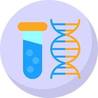 conception d'icône de vecteur de test d'adn