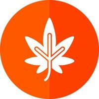 conception d'icône de vecteur de cannabis