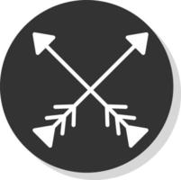 conception d'icône de vecteur de flèches