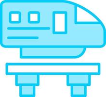 monorail vecteur icône