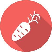 icône de vecteur de carotte