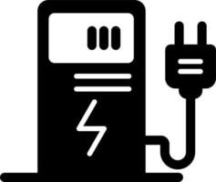 électrique charge vecteur icône