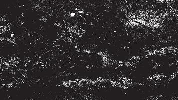 texture de superposition en détresse, arrière-plan grunge noir blanc abstrait, saleté en détresse vectorielle, texture de copeaux, fissures, rayures, éraflures, poussière, saleté. vecteur