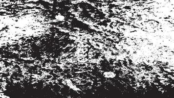 texture de superposition en détresse, arrière-plan grunge noir blanc abstrait, saleté en détresse vectorielle, texture de copeaux, fissures, rayures, éraflures, poussière, saleté. vecteur