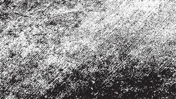 texture de superposition en détresse, arrière-plan grunge noir blanc abstrait, saleté en détresse vectorielle, texture de copeaux, fissures, rayures, éraflures, poussière, saleté. vecteur