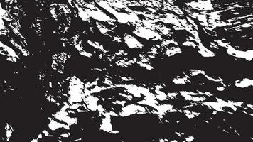 texture de superposition en détresse, arrière-plan grunge noir blanc abstrait, saleté en détresse vectorielle, texture de copeaux, fissures, rayures, éraflures, poussière, saleté. vecteur