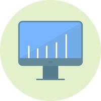icône de vecteur d'écran de moniteur