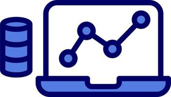 icône de vecteur de données volumineuses