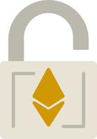 ethereum ouvrir vecteur icône