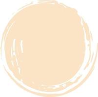 abstrait forme cercle dans beige couleur. vecteur