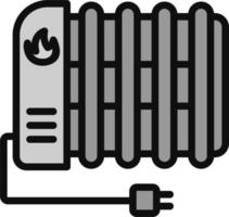 icône de vecteur de radiateur