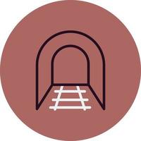 icône de vecteur de tunnel